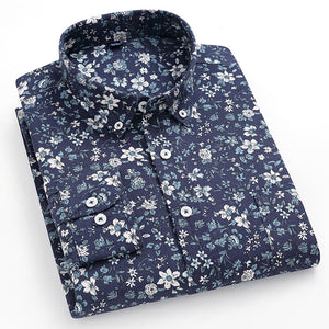 Men's cotton printed shirt