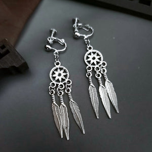 Retro Feather Earrings