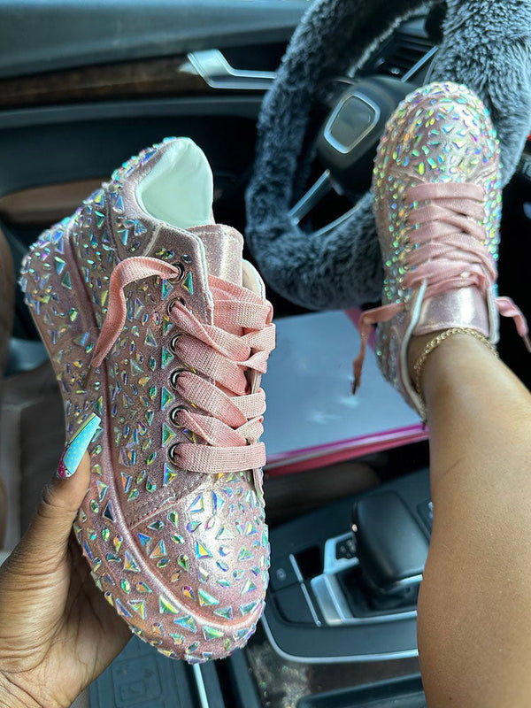 Crystal Embellished Sneakers