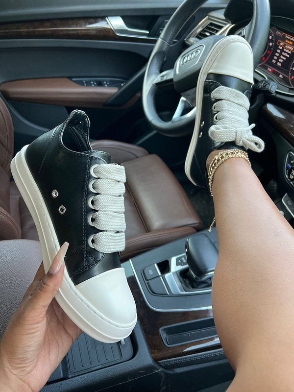 PU Low Top Sneakers