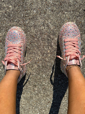 Crystal Embellished Sneakers