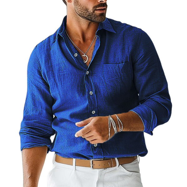 Gentleman's casual basic shirt