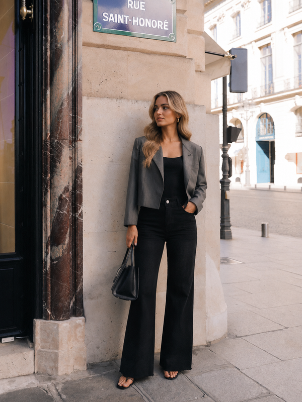 BlueMoment Classical Women High Rise Flare Jeans
