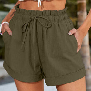 Solid Color Loose Casual Fashion Shorts