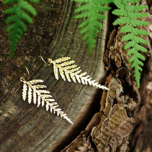 Gold Leaf Earrings