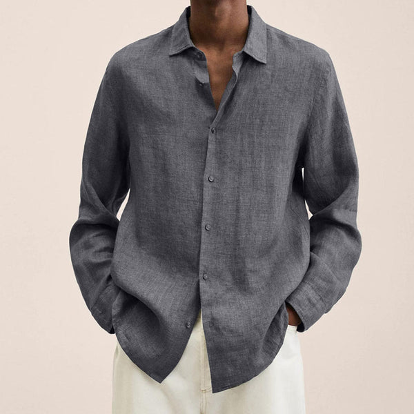 Men's Linen Long Sleeve Shirts