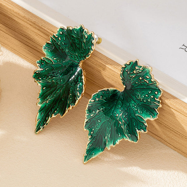 Leaf earrings