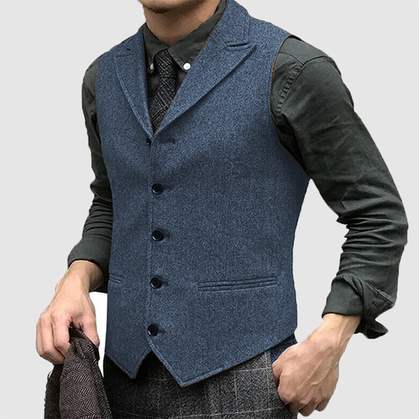 Men's autumn and winter single breasted vest vest casual suit vest