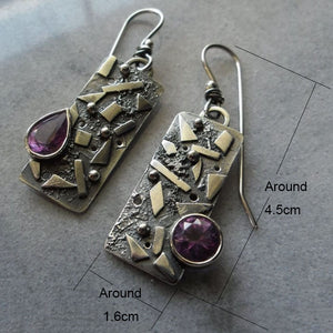 Crystal Asymmetric Earrings