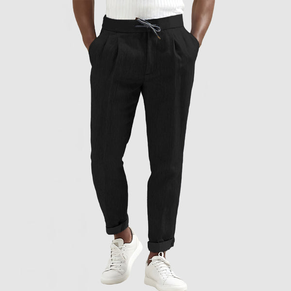 Gentleman's Cotton Lace-Up Trousers