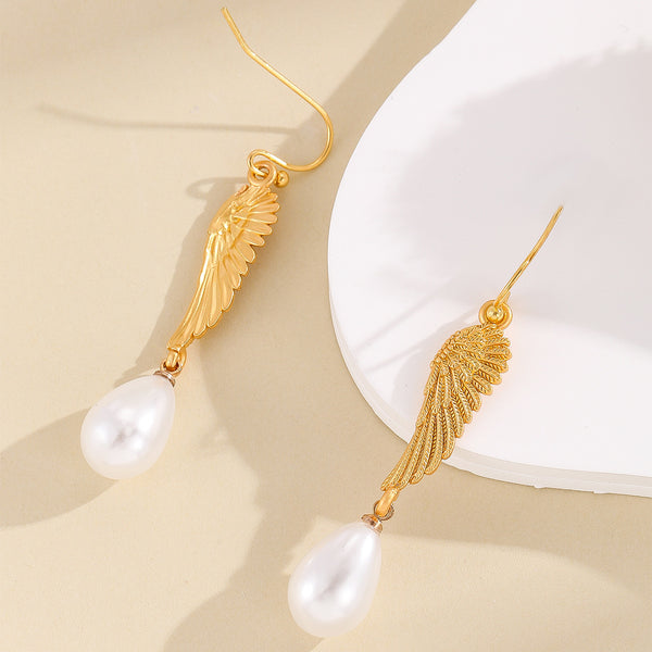 Vintage Gold Wings  Earring