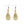 Vintage Drop Shaped Alloy Earrings