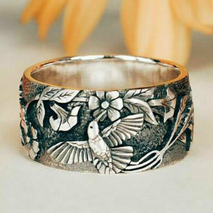 Creative Flower And Bird Rings