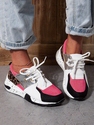 Casual Color Block Sneakers