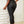 Full Size High Rise Black Coated Ankle Skinny Jeans