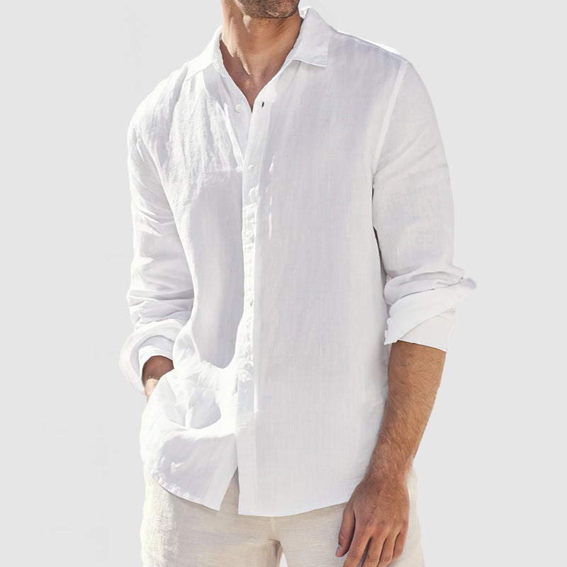 Men's Beach Casual Cotton Shirt