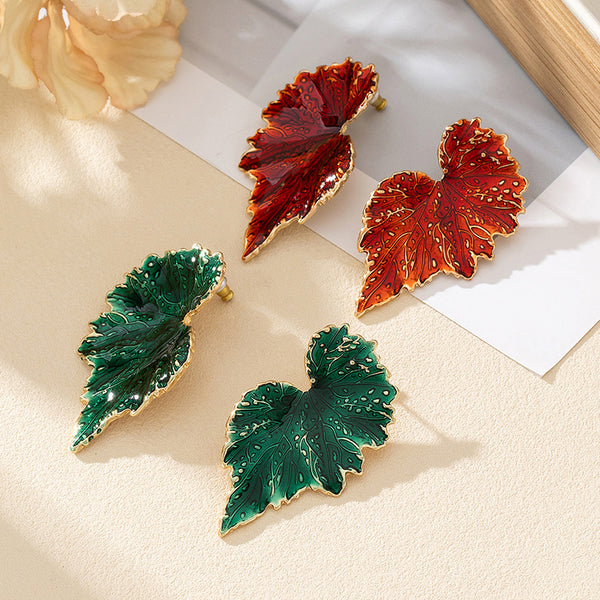 Leaf earrings