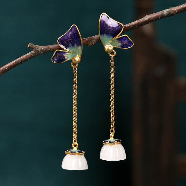 Lianpeng Long Vintage Earrings