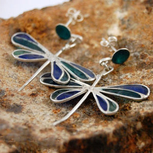 Vintage dragonfly earrings