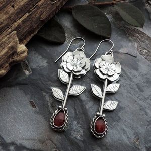 Retro Flower Women's Earrings