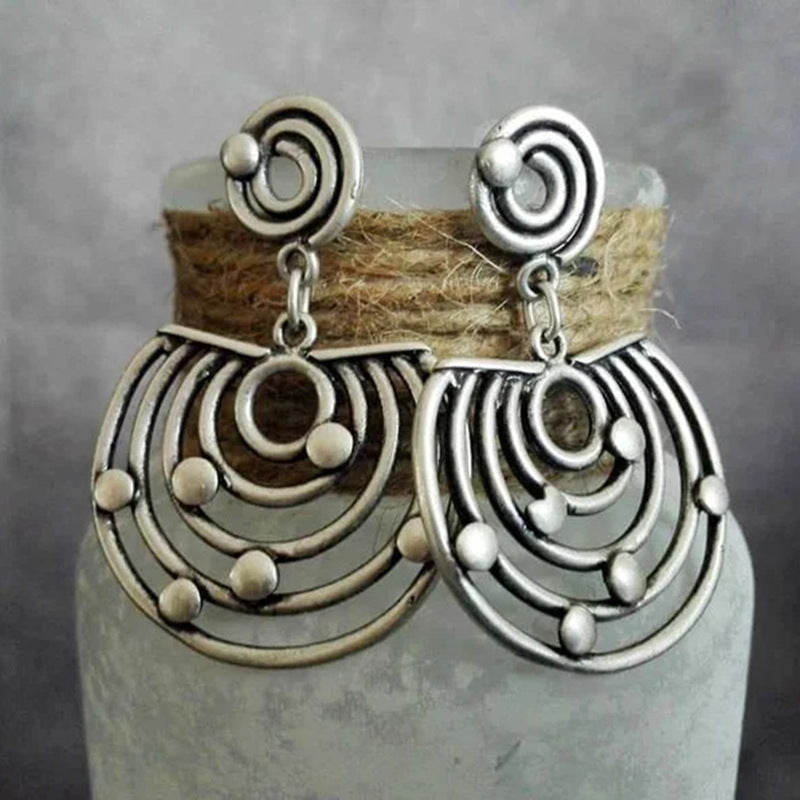 Spiral Hollow Pattern Earrings