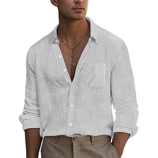 Men's Linen Casual Shirt