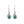 Colorful Zircon Earrings