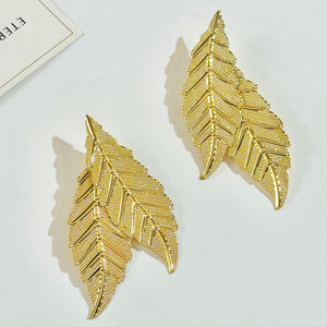 Gold Leaf Earrings