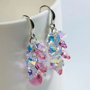 crystal light temperament earrings