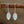 Natural stone pendant earrings