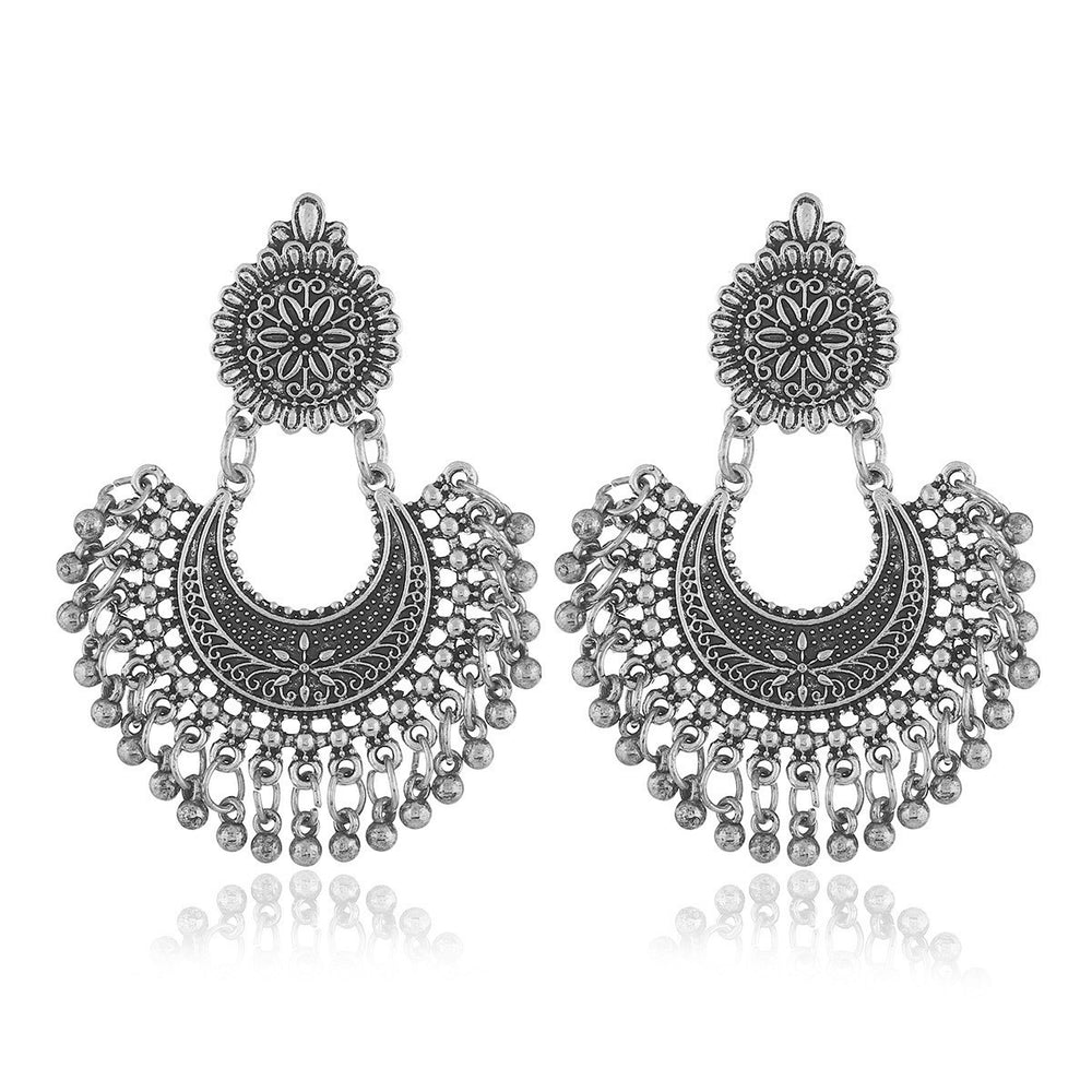 Ethnic Carved FlowersEarrings