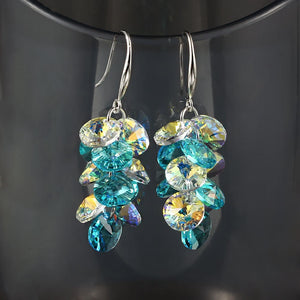 crystal light temperament earrings