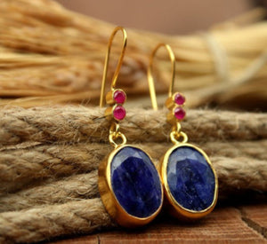 Lapis lazuli earrings