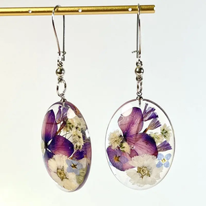 Vintage Crystal Blossom Earrings