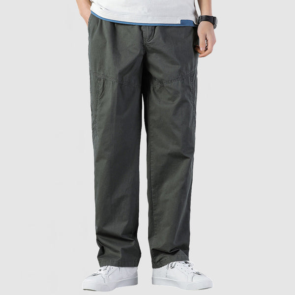 Men's Casual Multi-Pocket Basic Work Pants