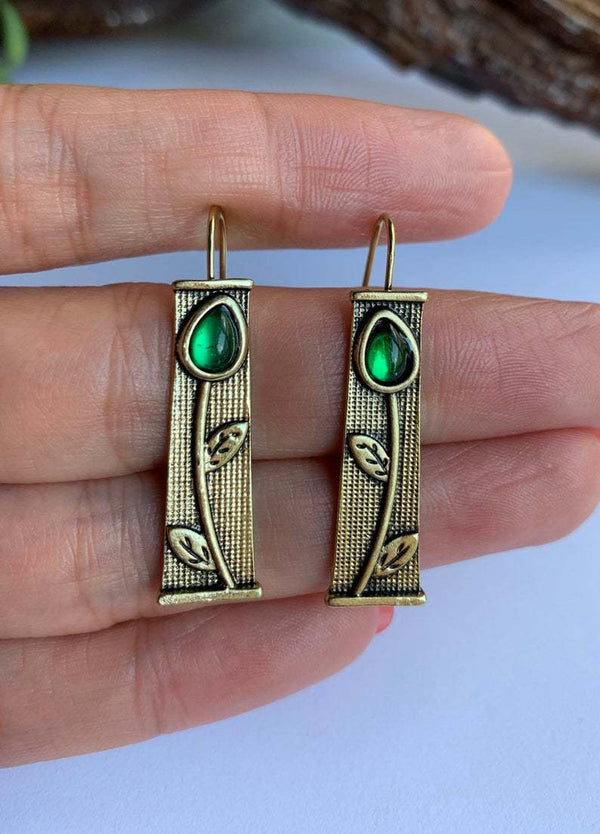 Retro Bronze Earrings