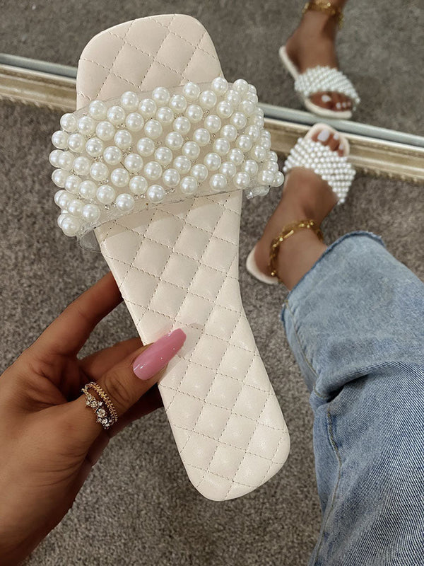 Pearl Decor Sandals