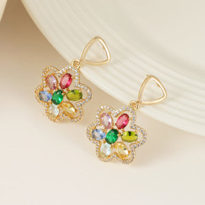 Retro Flower  Earrings