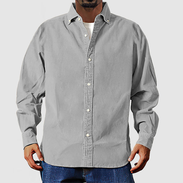 Men's Vintage Washed Basic Shirt