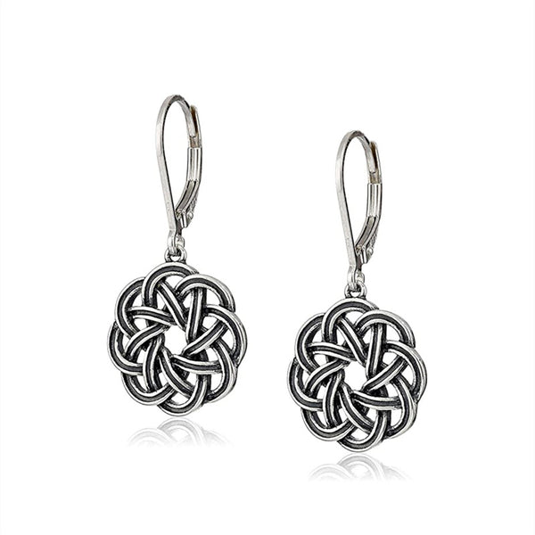 Celtic Knot Levered Earrings