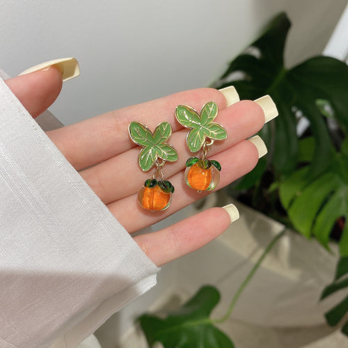 Persimmon Ruyi Earrings