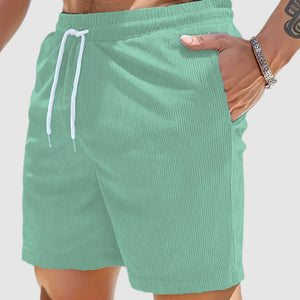 Men's Casual Corduroy Seaside Beach Shorts