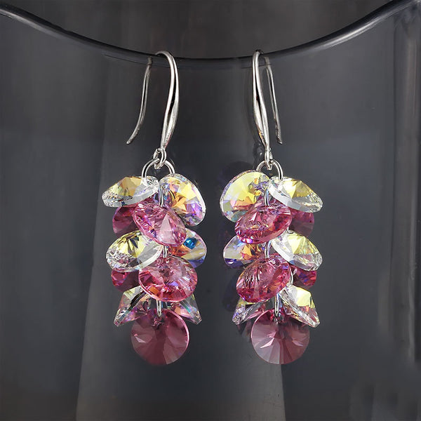 crystal light temperament earrings