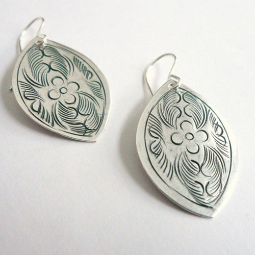 Leaf Shaped Earrings Fashion  Earrings