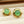 Round inlaid natural stone vintage earrings