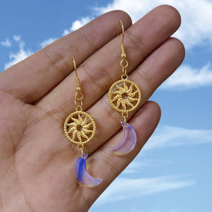 Sun Moon Earrings