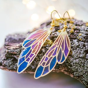 Colorful Butterfly Wings Earrings