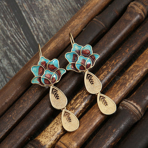 Retro Flower Earrings