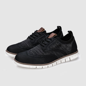 Men's Outdoor Knit Casual Lace-Up Shoes