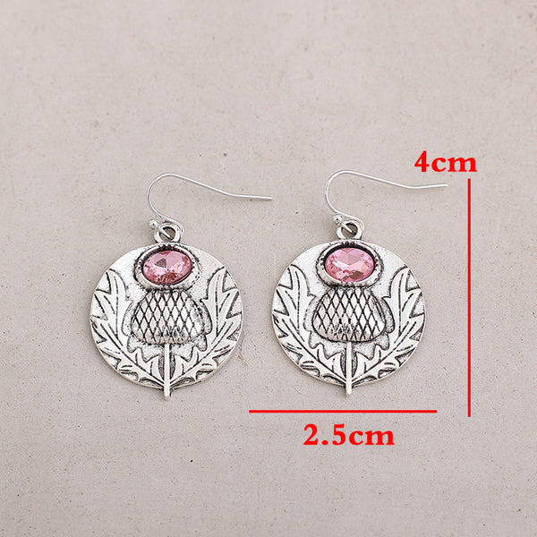 Vintage Style Bauhinia  Earrings